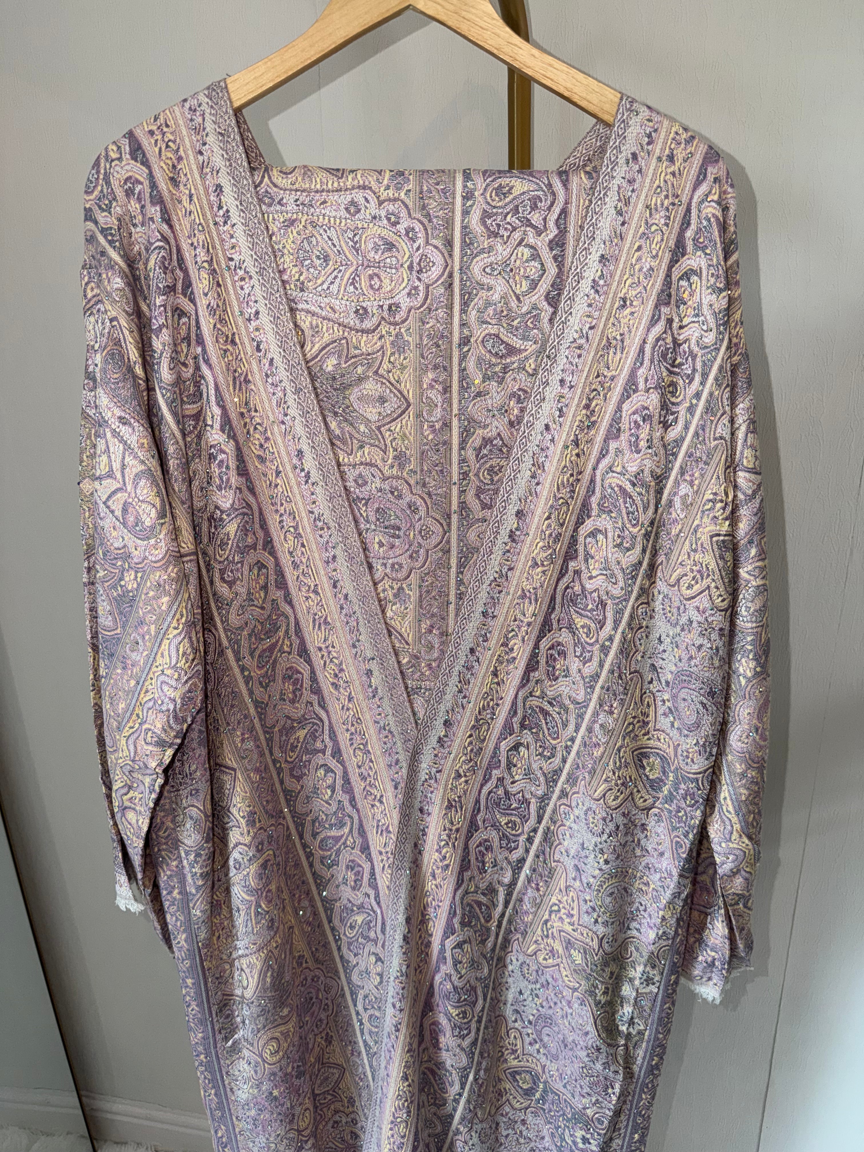 Pashmina - Pastel Hues with Gem Stones