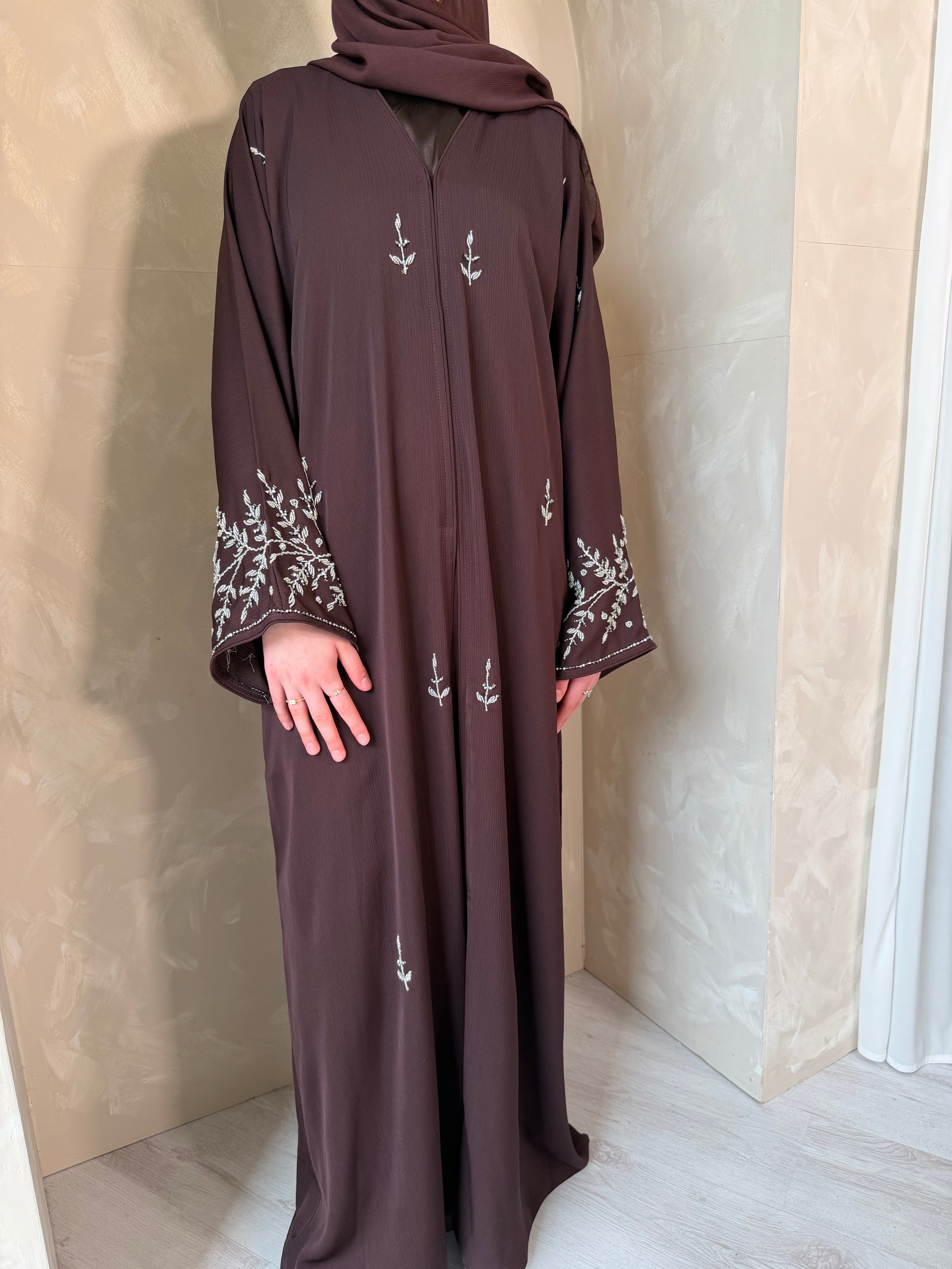 Ayla Abaya - Dark Brown