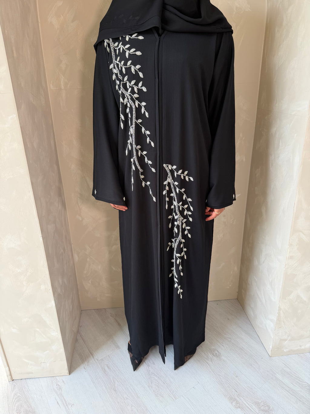 Vine Abaya - Black