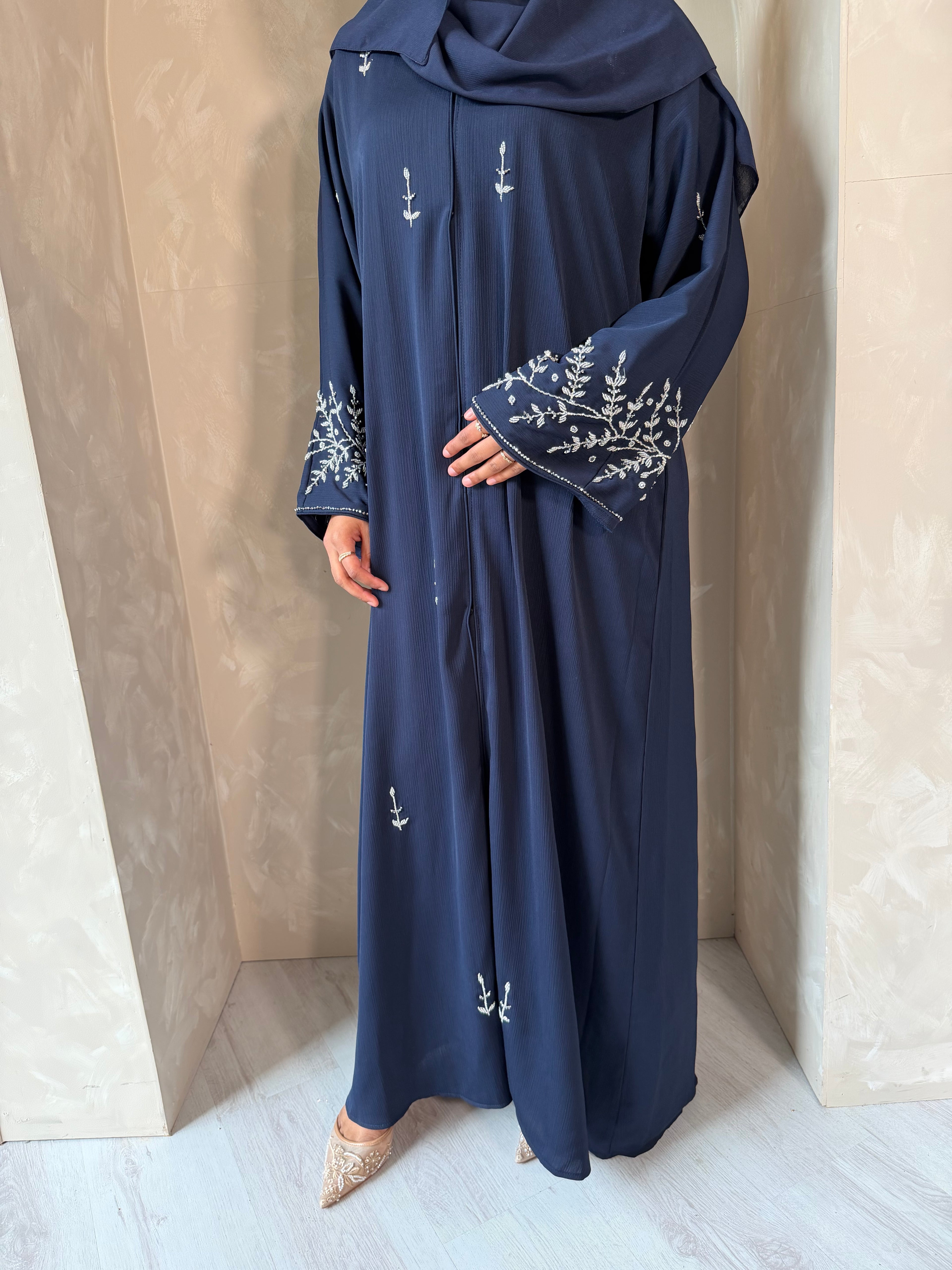Ayla Abaya - Navy Blue