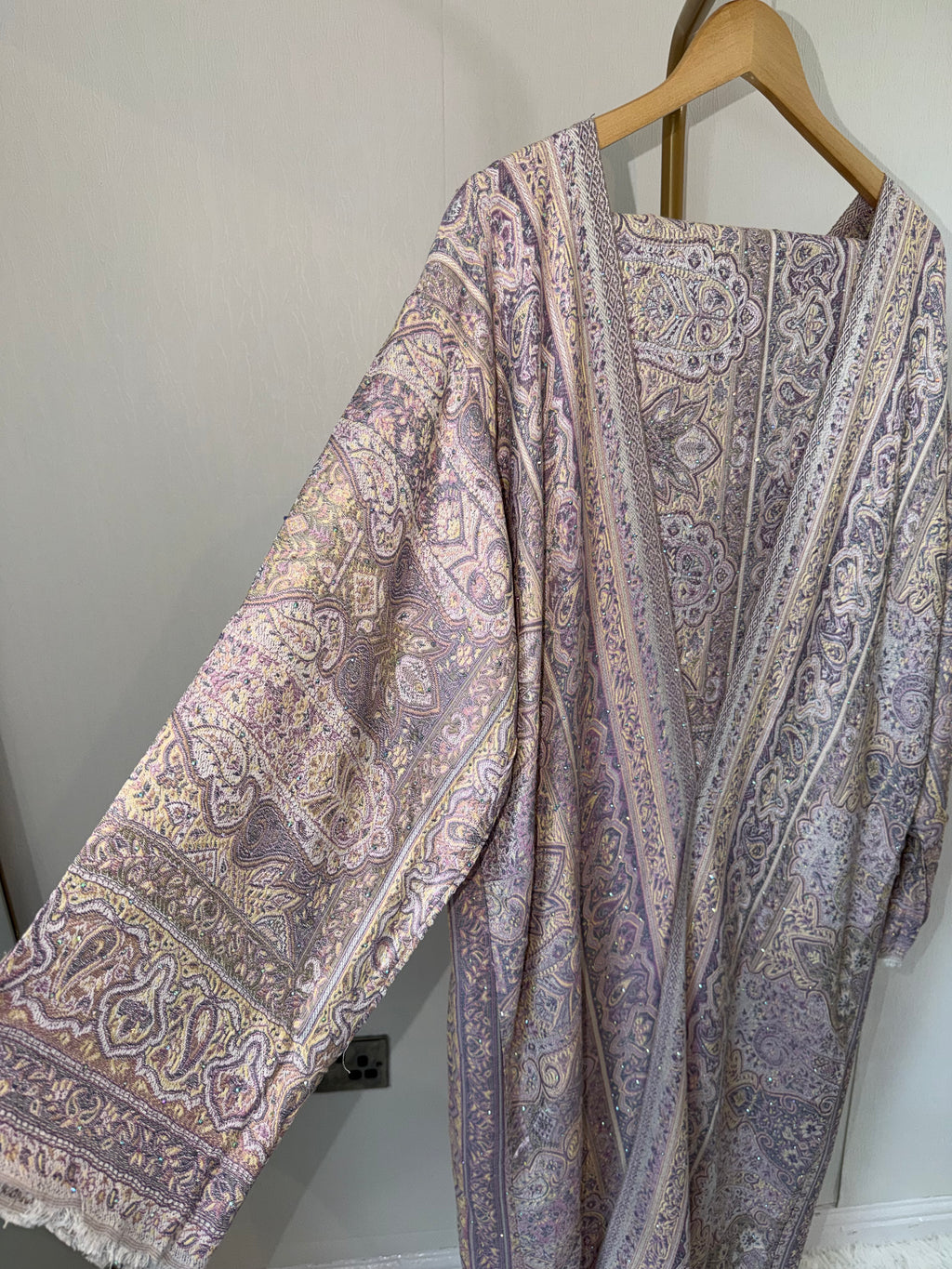 Pashmina - Pastel Hues with Gem Stones