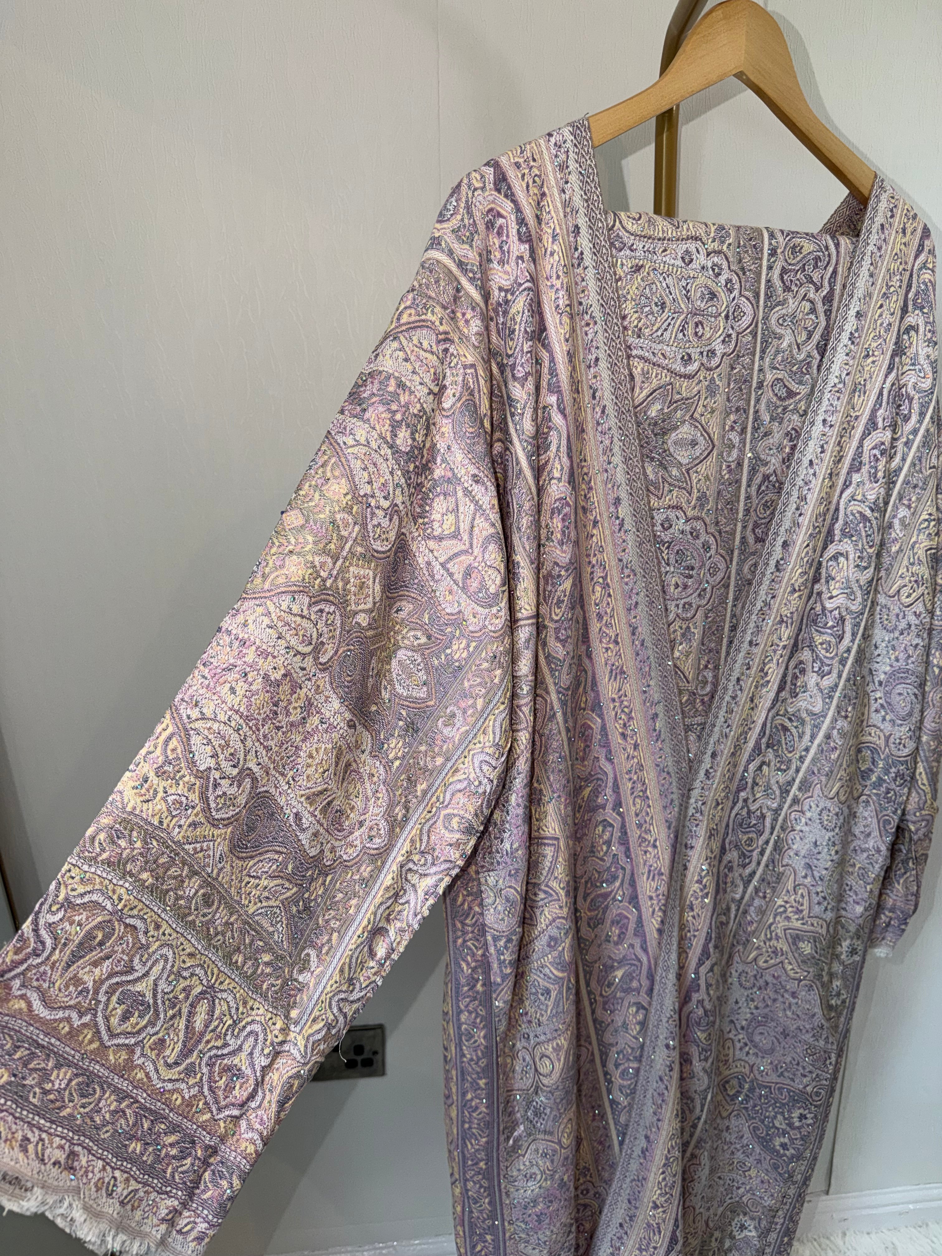 Pashmina - Pastel Hues with Gem Stones