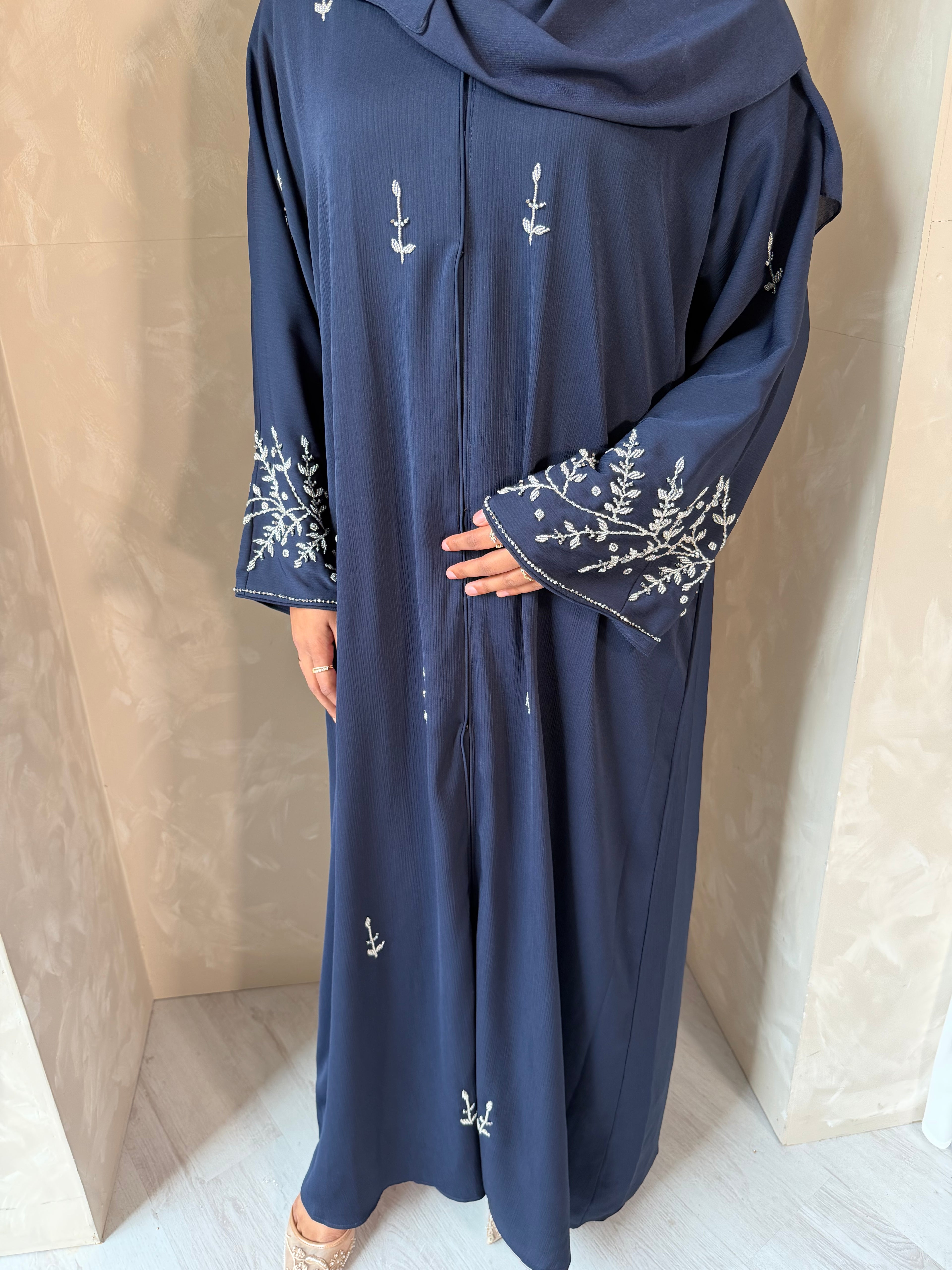 Ayla Abaya - Navy Blue