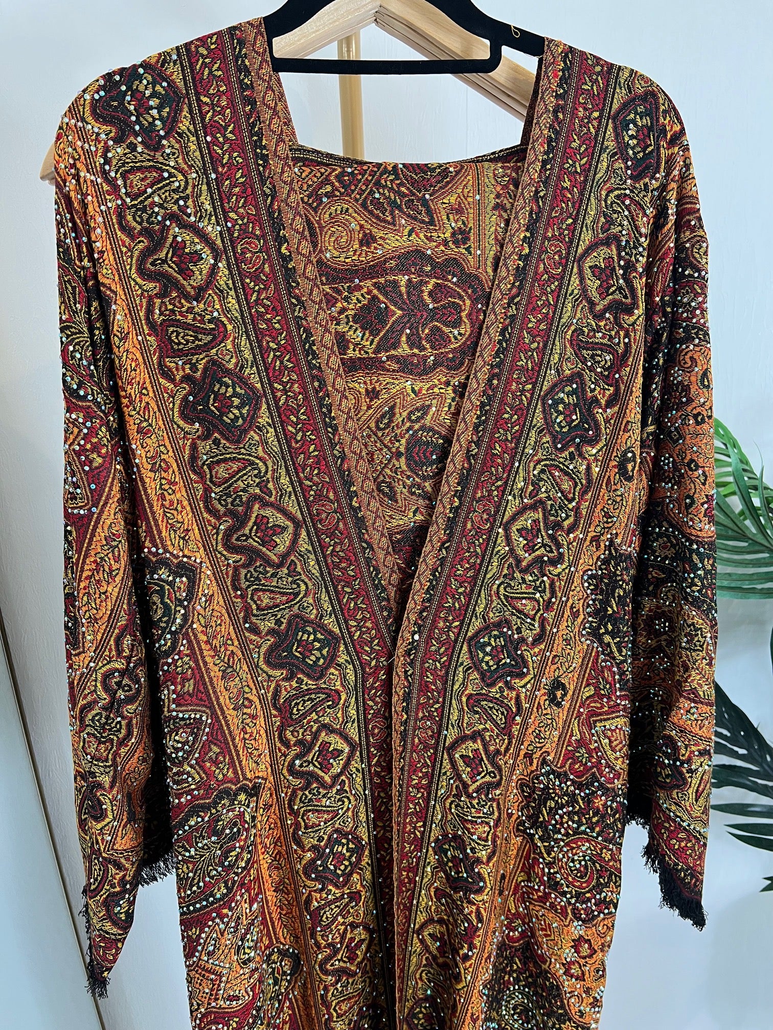 Pashmina Abaya - Auburn