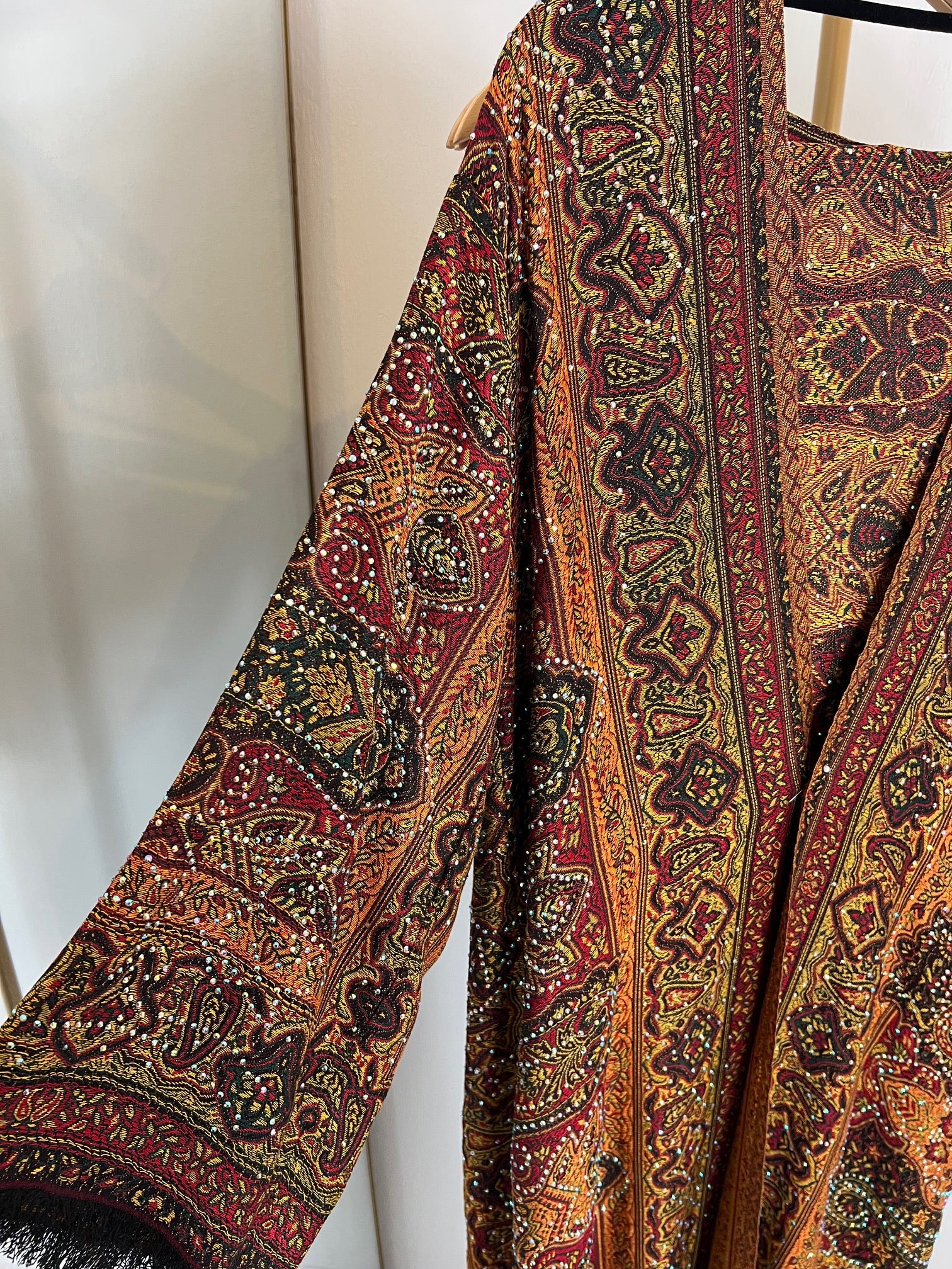 Pashmina Abaya - Auburn