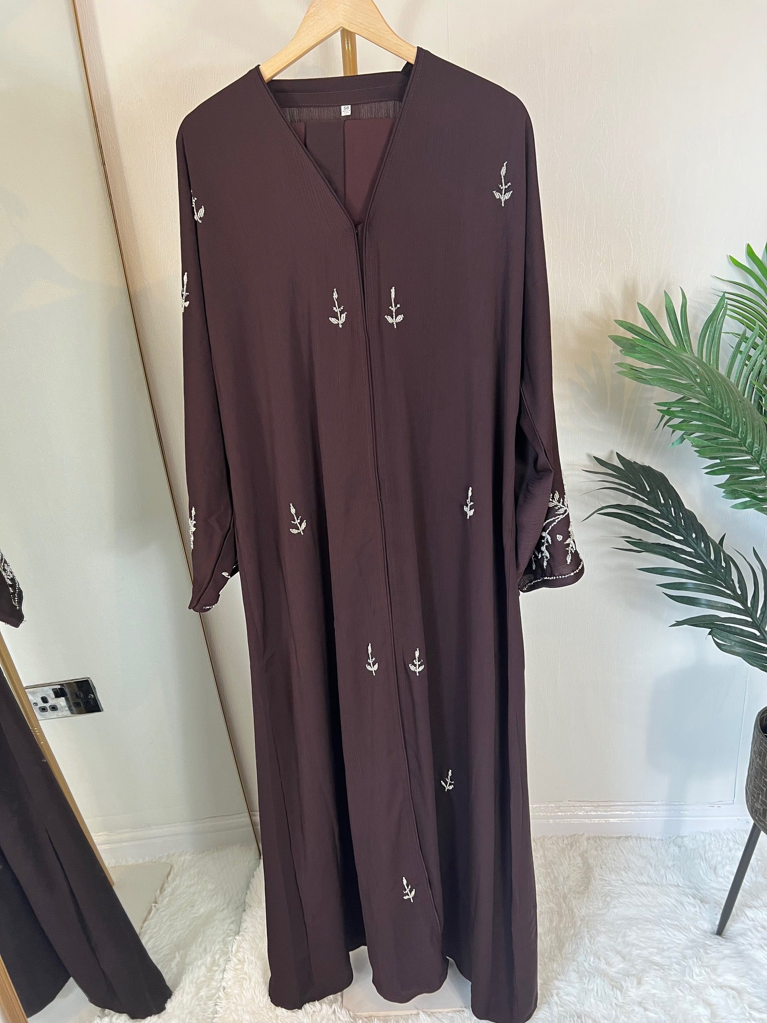 Ayla Abaya - Dark Brown