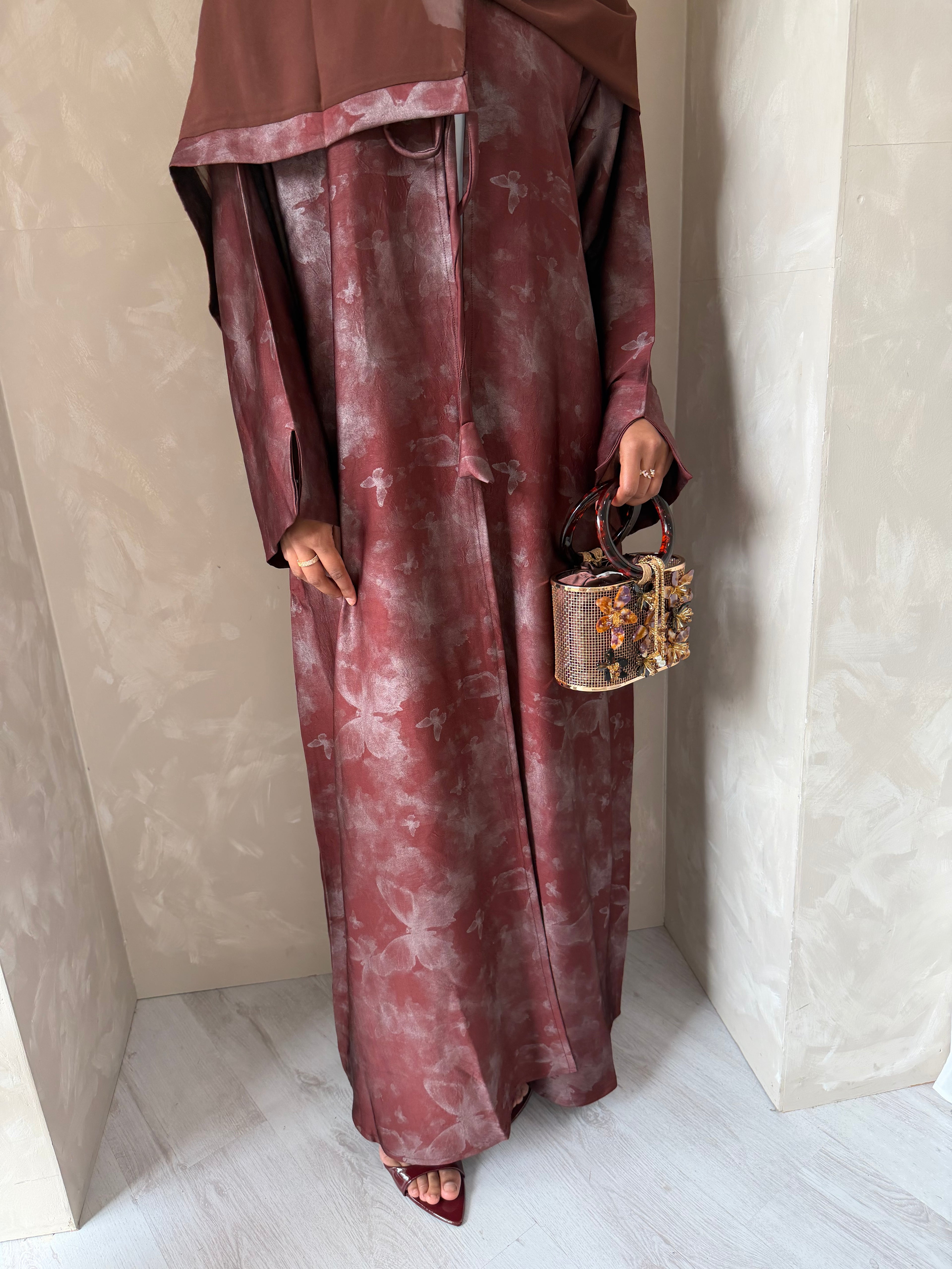 Yara Abaya - Brick Brown